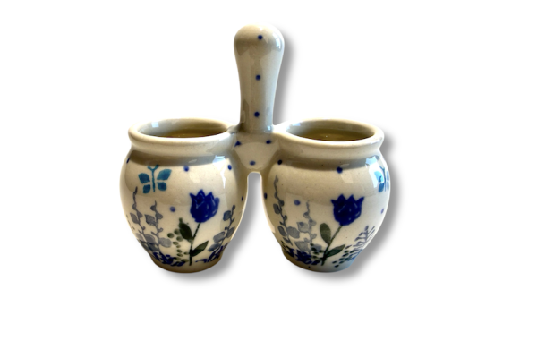 850 Bunzlau dubbel potje met handvat 2890 Diverse